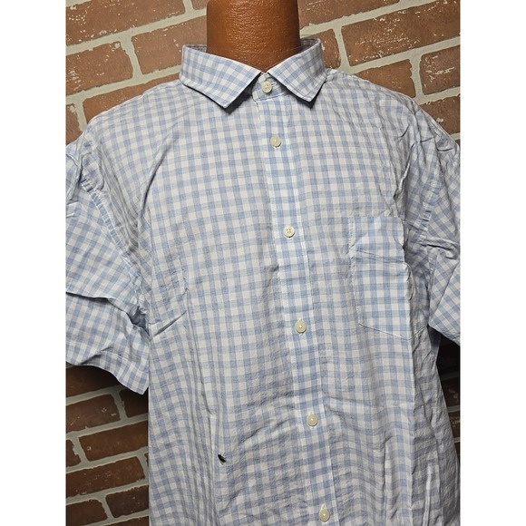 UNTUCKit Men's Shirt XXXL‎ Regular-Fit Short Sleeve Button-Up Casual Shirt Dad - Picture 4 of 9